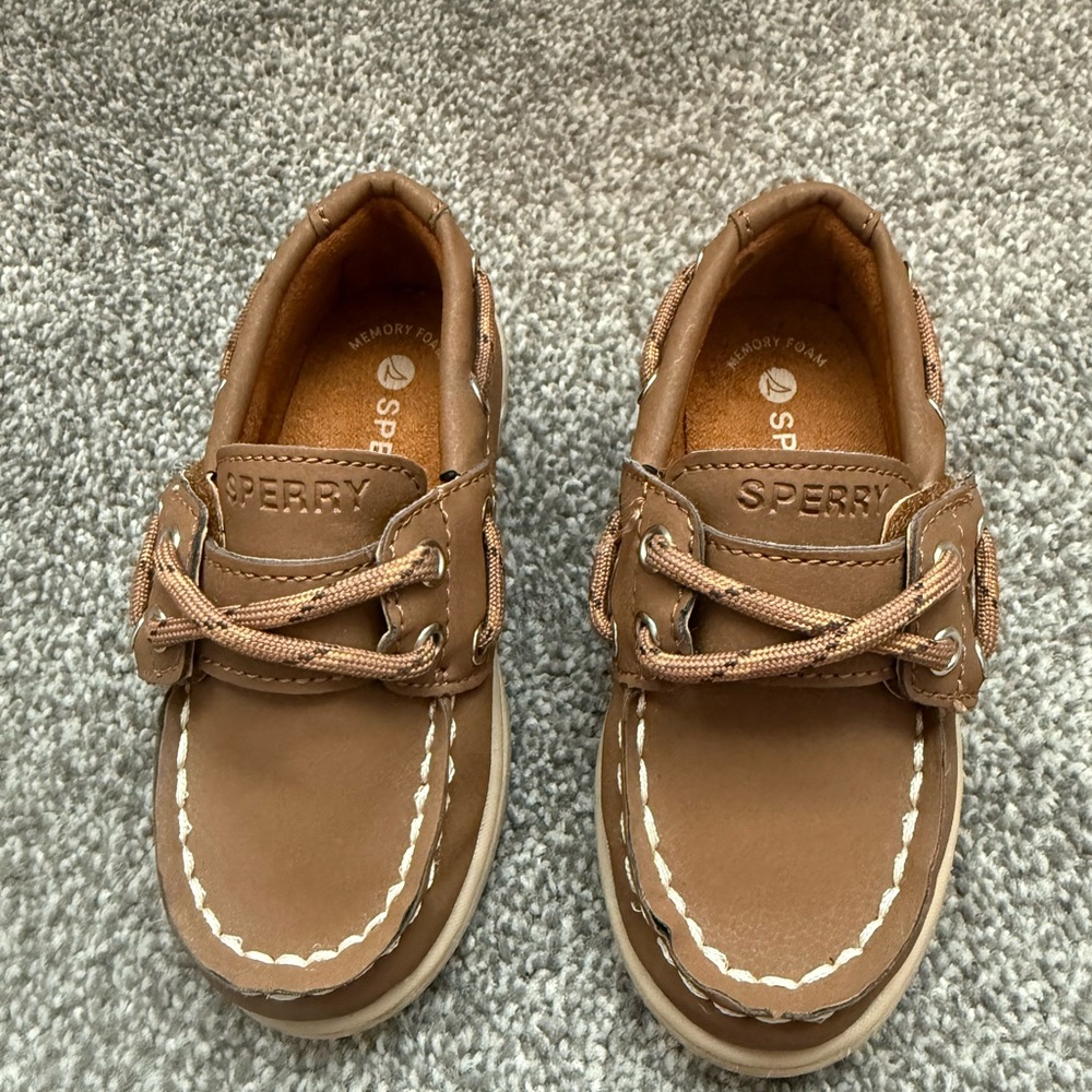 Sperry Kids Brown Boat Shoes